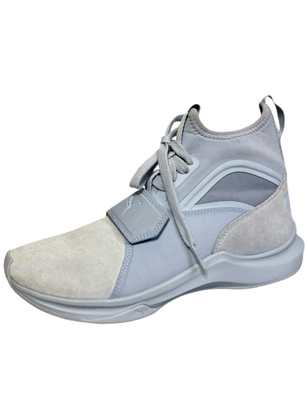 PUMA Phenom Trainers Women's 8 Icelandic Blue Suede Sneakers Walking Athleisure